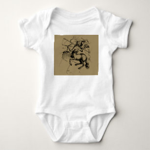 Sagittarius Constellation Map Hevelius 1690 Baby Bodysuit