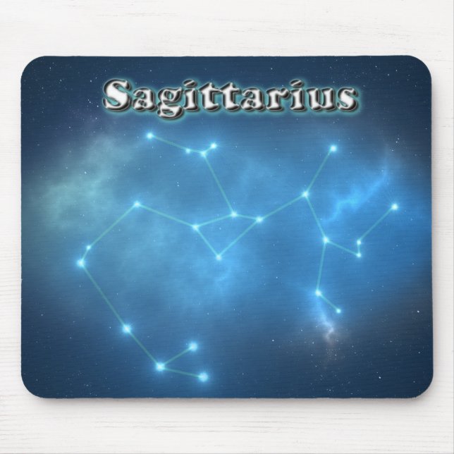 Sagittarius constellation mouse mat (Front)