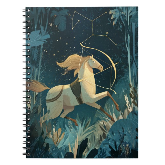 Sagittarius Constellation Notebook (Front)