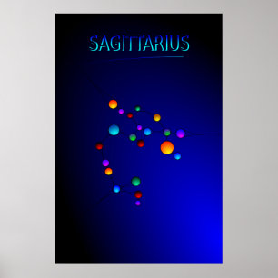 Sagittarius Constellation Poster