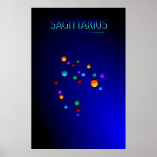 Sagittarius Constellation Poster