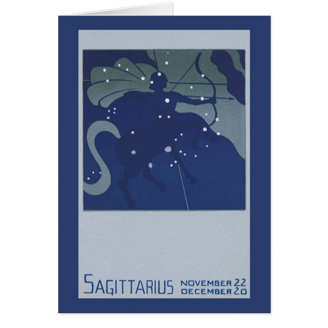 Sagittarius Constellation Vintage Zodiac Astrology (Front)