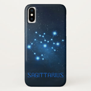 Sagittarius Constellation Zodiac iPhone X Case