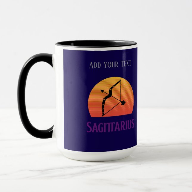 Sagittarius Customisable Mug (Left)