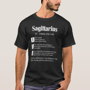 Sagittarius Definition Funny T-Shirt