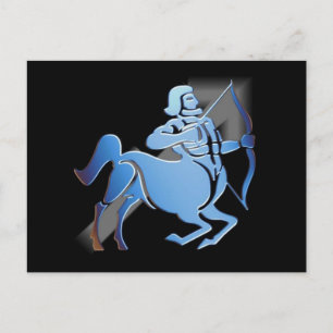Sagittarius - Designer Zodiac Postcard