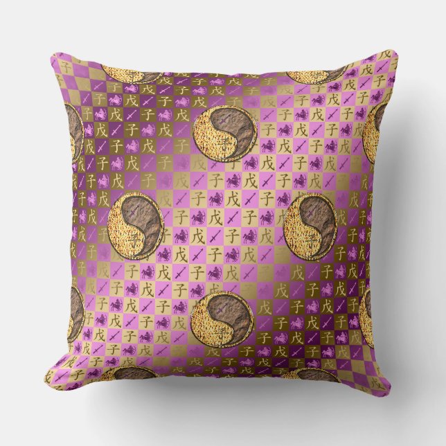 Sagittarius & Earth Rat Cushion (Front)