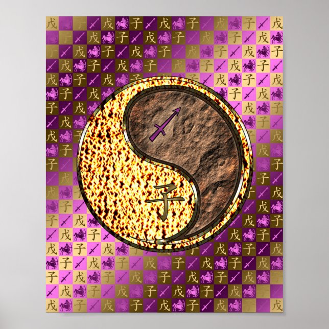 Sagittarius & Earth Rat Poster (Front)