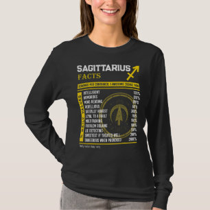 Sagittarius Facts Awesome Zodiac Sign Sagittarius T-Shirt