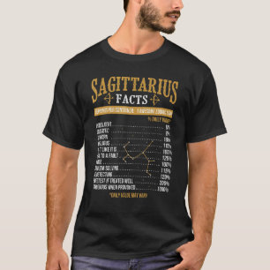 Sagittarius Facts Zodiac Sign Astrology Symbol Ho T-Shirt