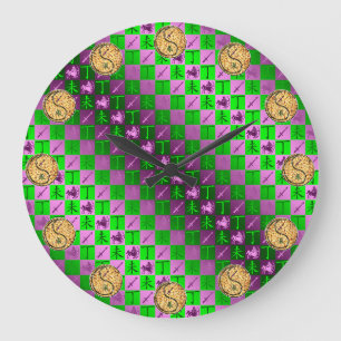 Sagittarius & Fire Goat Large Clock
