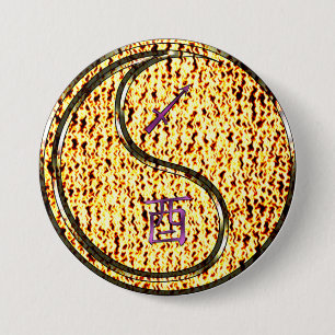 Sagittarius & Fire Rooster 7.5 Cm Round Badge