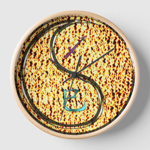 Sagittarius & Fire Snake Clock