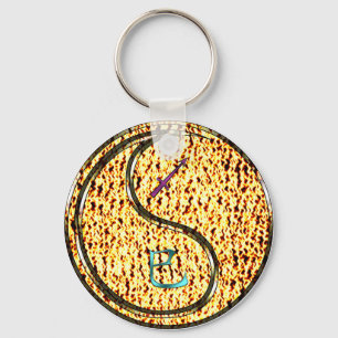 Sagittarius & Fire Snake Key Ring