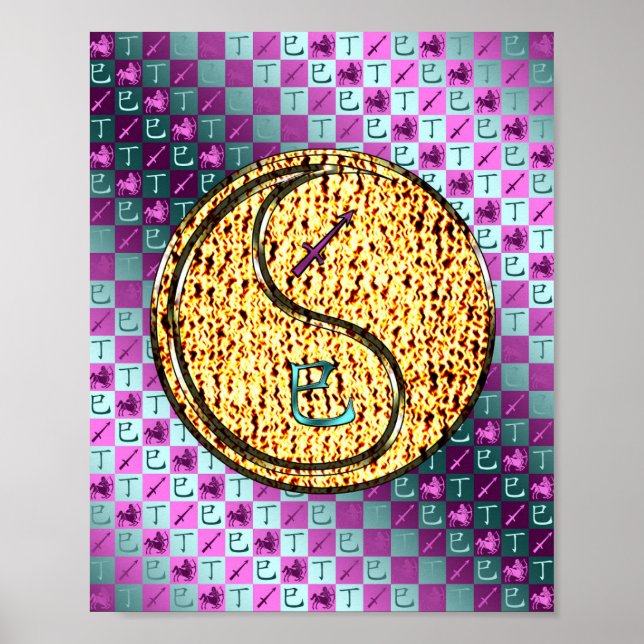 Sagittarius & Fire Snake Poster (Front)