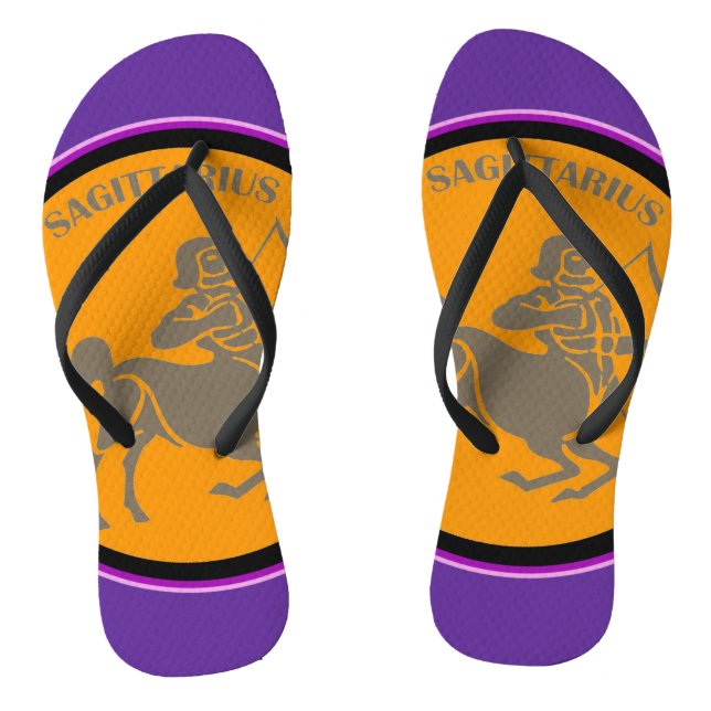 Sagittarius Flip Flops (Footbed)