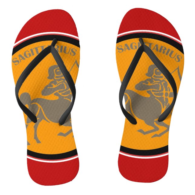 Sagittarius Flip Flops (Footbed)