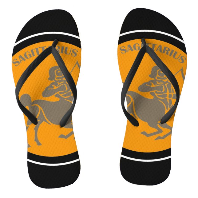 Sagittarius Flip Flops (Footbed)