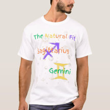 Sagittarius Gemini Couple Zodiac T-Shirt