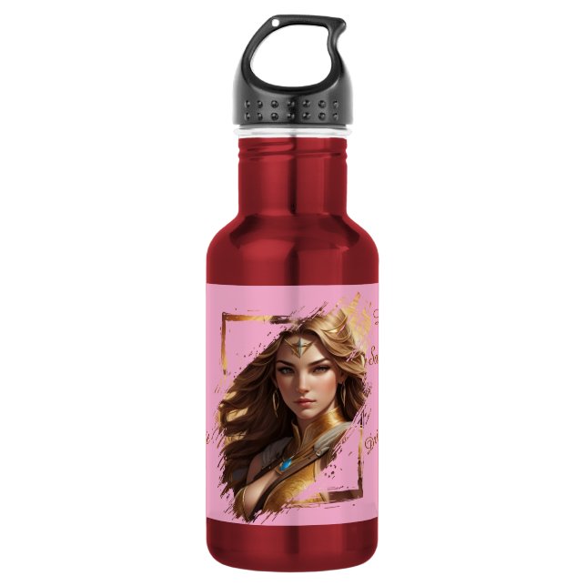 Sagittarius Gift for Her-Sign Personalized Design 532 Ml Water Bottle (Front)