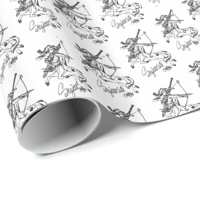 Sagittarius Gift Wrapping Paper Sag Astrology (Roll Corner)