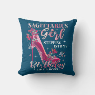 Sagittarius Girl Stepping Into My Birthday Like A Cushion