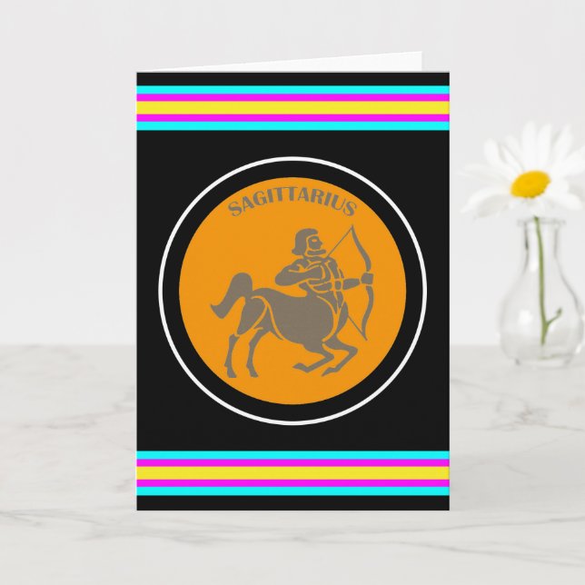 Sagittarius Greeting Card (Small Plant)