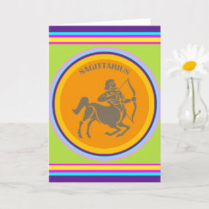 Sagittarius Greeting Card
