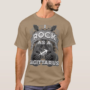 Sagittarius Guitar I Rock As A Sagittarius Zodiac T-Shirt