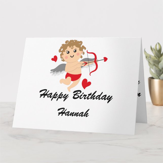 Sagittarius Happy Birthday card (Small Plant)