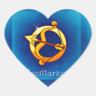 sagittarius horoscope heart sticker