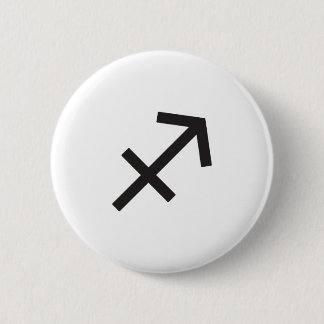 SAGITTARIUS, HOROSCOPE SYMBOL 6 CM ROUND BADGE