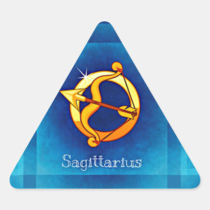 sagittarius horoscope triangle sticker