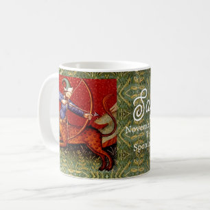 Sagittarius Horoscope Zodiac Mediaeval Art Coffee Mug
