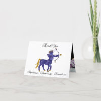 Sagittarius Impressionist Painting Style & Gold