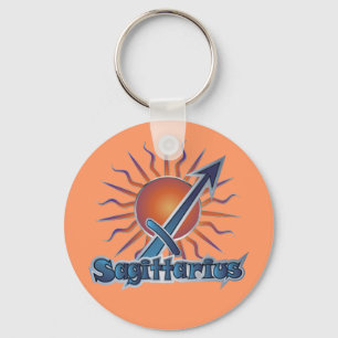 Sagittarius Key Ring