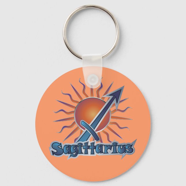 Sagittarius Key Ring (Front)