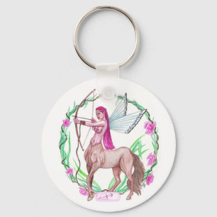 Sagittarius Key Ring