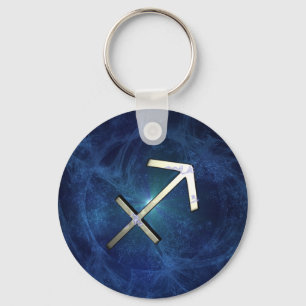 Sagittarius Key Ring