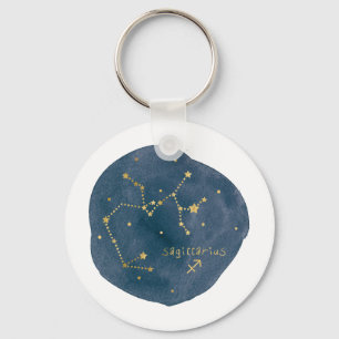 Sagittarius Key Ring