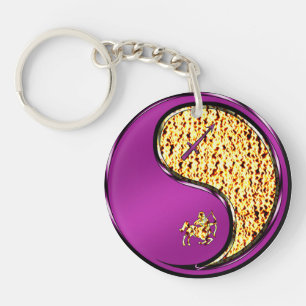 Sagittarius Key Ring