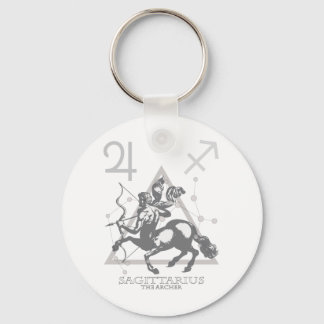Sagittarius Key Ring