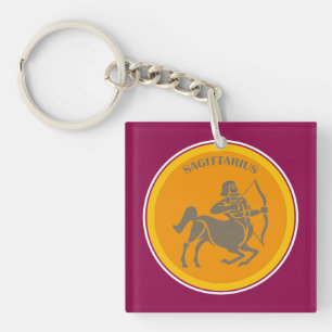 Sagittarius Keychain