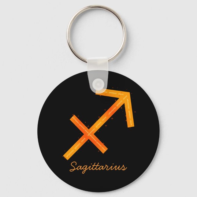 Sagittarius Keychain (Front)
