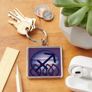 Sagittarius Keychain