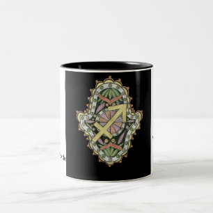 Sagittarius Khamsa Mug