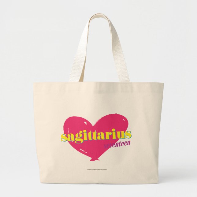 Sagittarius Large Tote Bag (Front)