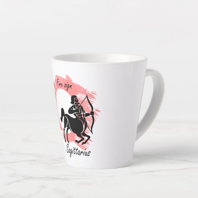 Sagittarius Latte Mug (Right Angle)