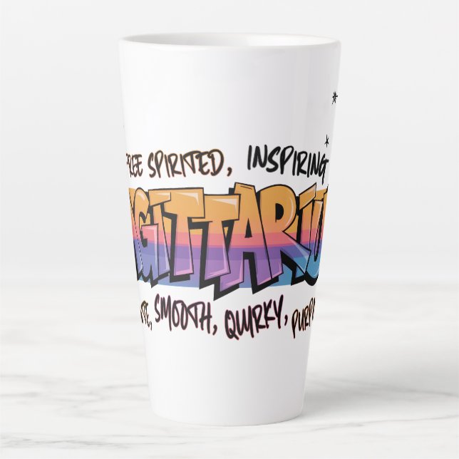 Sagittarius Latte Mug (Front)