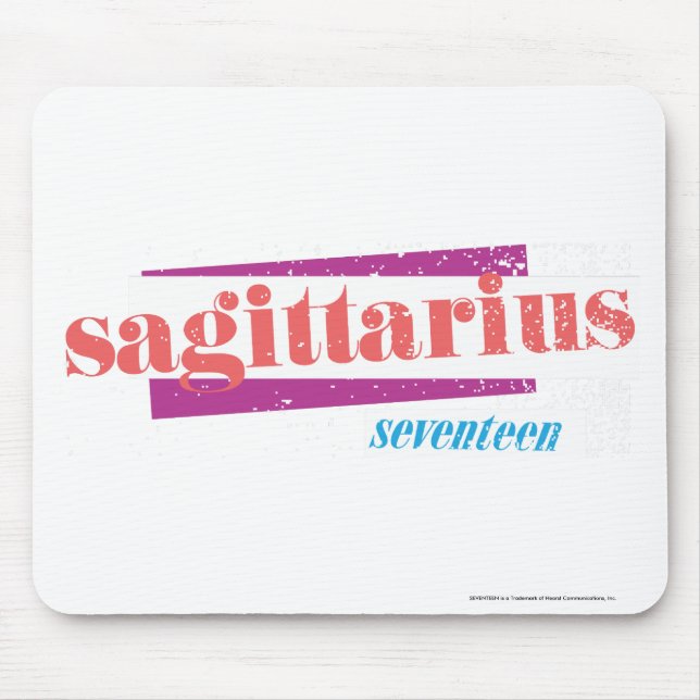 Sagittarius LtPink Mouse Mat (Front)